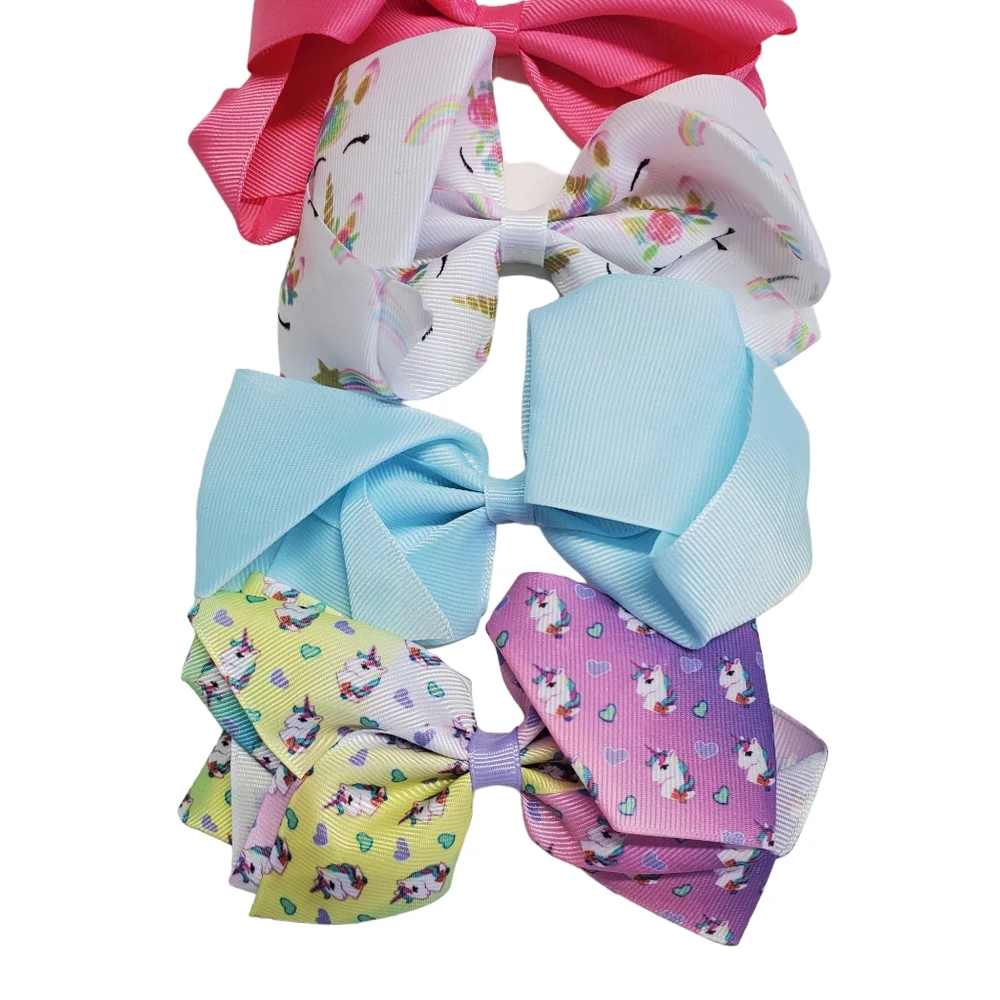 NWOT Girls Bundle Tye Dye Bucket Hat & Hair Bows 5 Pack